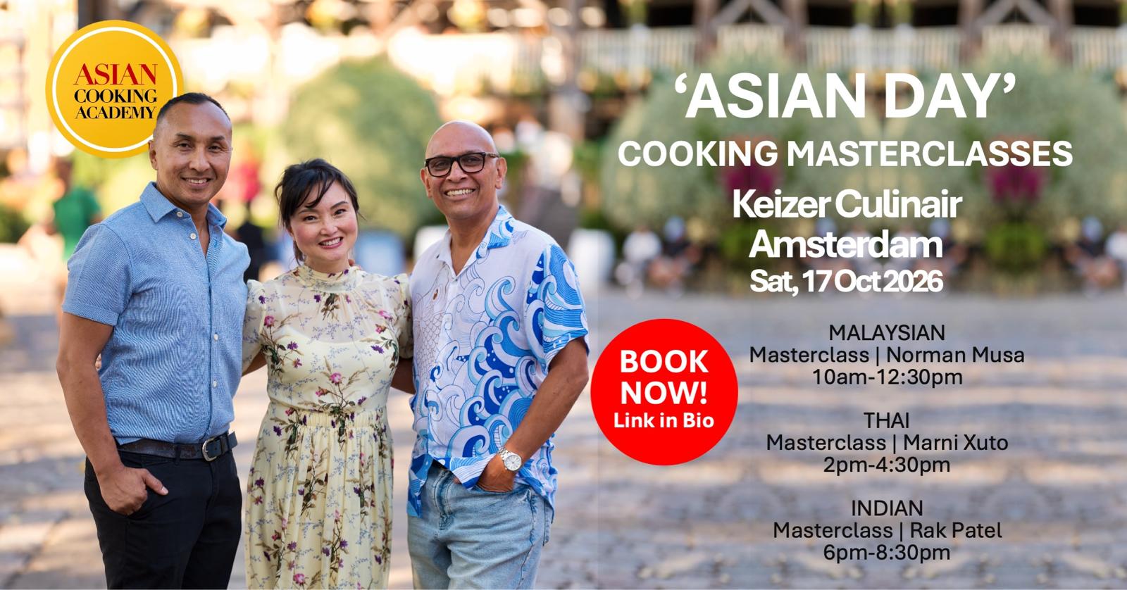 'Asian Day' Cooking Masterclasses at Keizer Culinair, Amsterdam